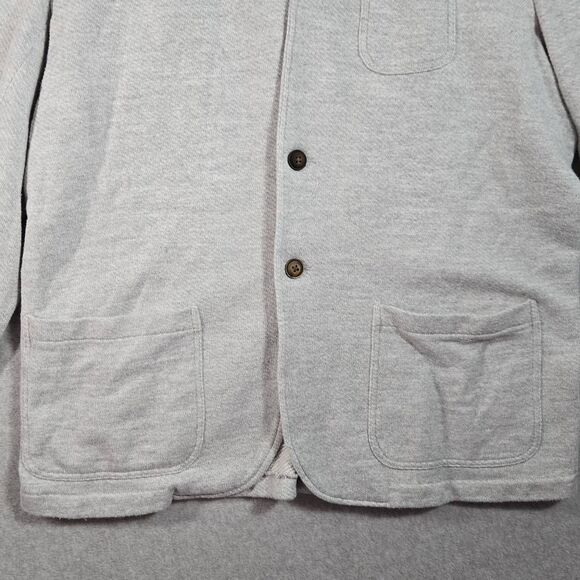 Faherty Cardigan Heather Grey 2XL Cardigan Utility Pockets - Picture 2 of 10